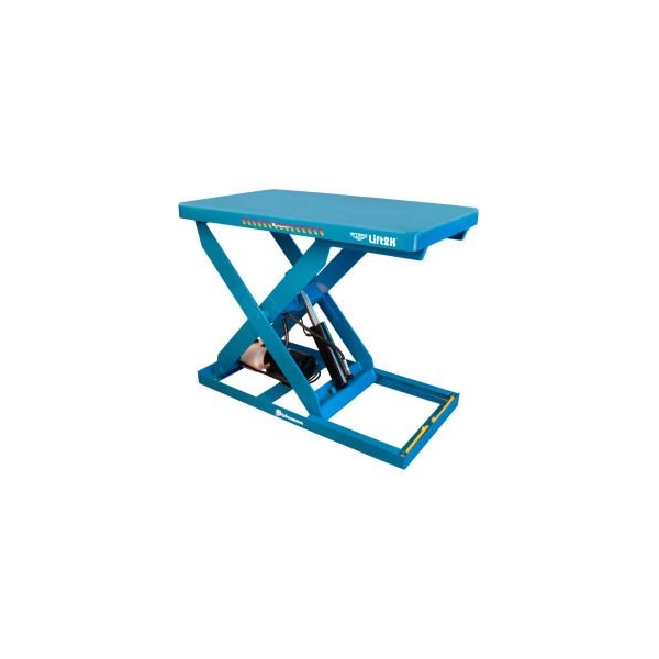 Bishamon Industries Corp. Bishamon OPTIMUS Lift2K Power Scissor Lift Table 48x36 2000 Lb. Cap. Hand Control L2K-3648 L2K-3648-H - main